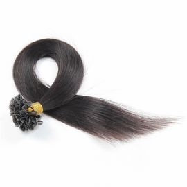 Pre Bonded Italian Full Cuticles Human Hair Silky Straight No Fiber supplier