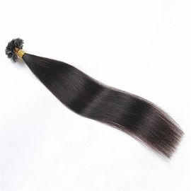 Pre Bonded Italian Full Cuticles Human Hair Silky Straight No Fiber supplier