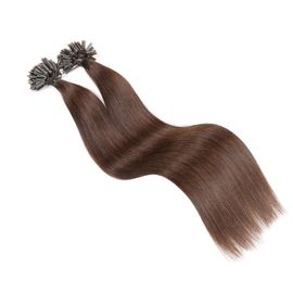 U Tip Real Human Clip In Hair Extensions Straight , Remy Fusion Extensions supplier