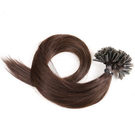 U Tip Real Human Clip In Hair Extensions Straight , Remy Fusion Extensions supplier