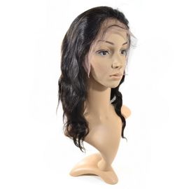 Body Wave Curly Glueless Full Lace Wigs , Lace Front Wigs Human Hair supplier