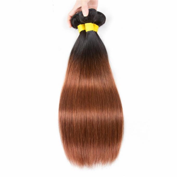 Peruvian Ombre Hair Weave Extension , 7A Ombre Straight Hair Weave