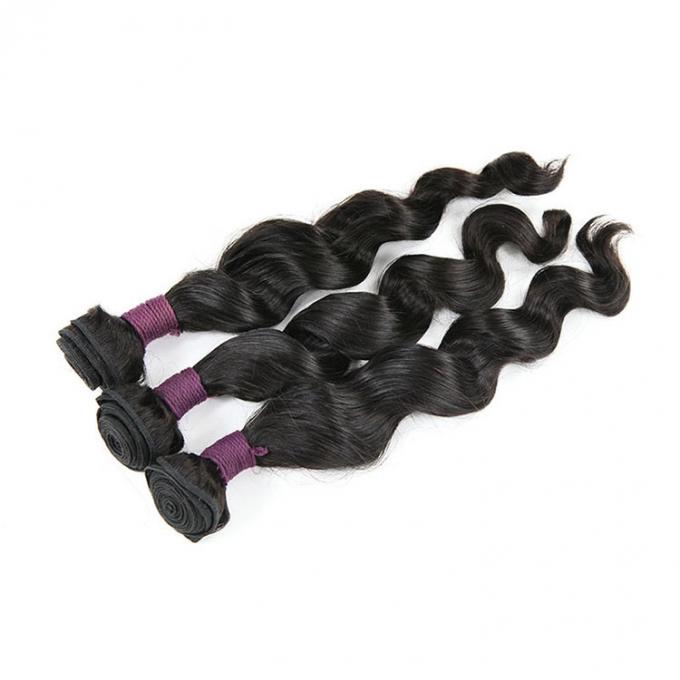 Brazilian Loose Wave Virgin Human Hair Bundles Kinky Curly Grade 8A Weave 