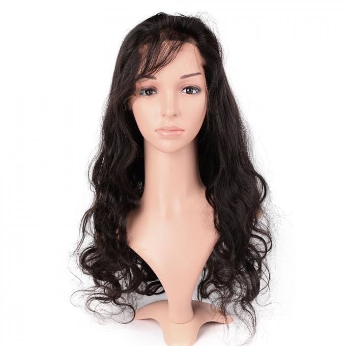 Body Wave Swiss Human Hair Lace Front Wigs No Shedding No Tangle